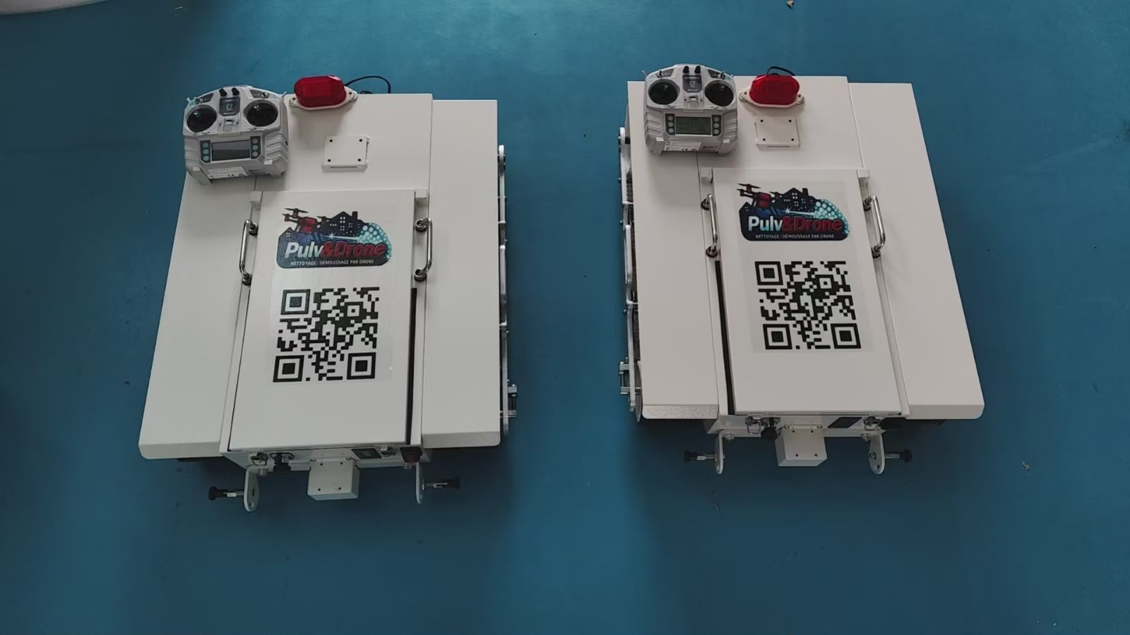 Robot de nettoyage de panneaux photovoltaïques Pulv&Drone